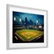 Stupell Industries Baseball Stadium at Night Framed Print Under Glass, design by Arlington Prints